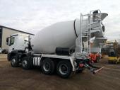 Mercedes Arocs 3240 2020  Euro 6 68000 8x4 Stetter 9,  50-70% 115000 Euro FAS  