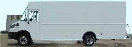 Развозной фургон на базе Iveco 75C17
